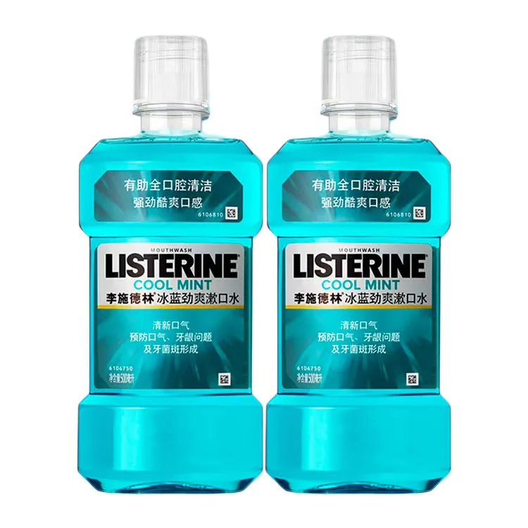 Listerine Ополаскиватель для полости рта Ice Blue против зубного налета с освежающим ароматом