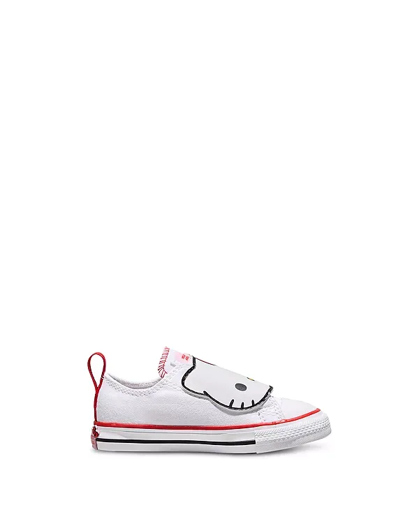 Кроссовки Chuck Taylor All Star - для малышей, детей постарше. Converse, White/White/Red — фото 2