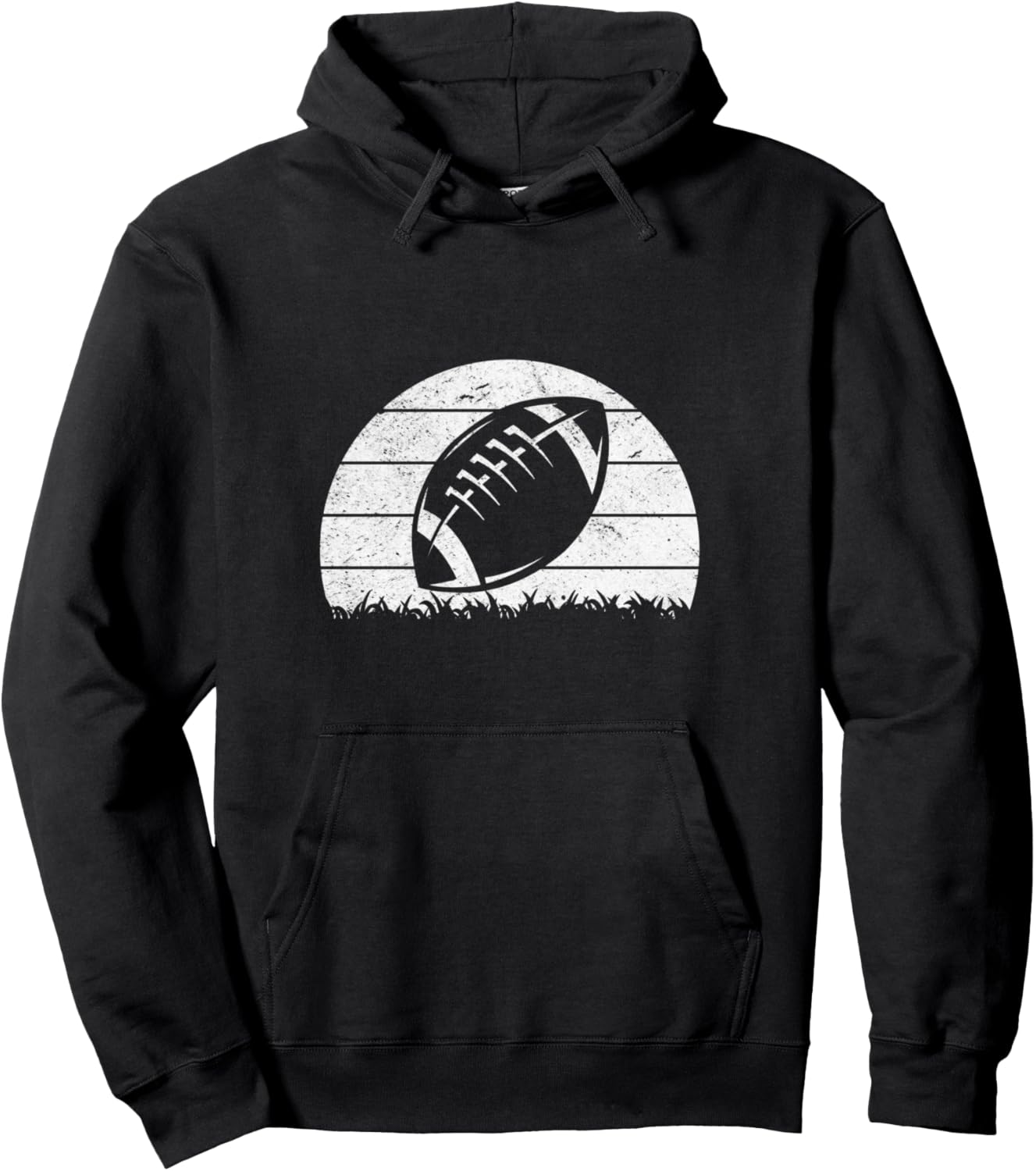 

Ретро-толстовка с изображением американского футбола и заката American Football Designs, черный