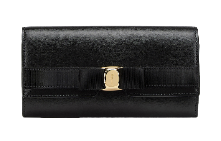 

Ferragamo Женский бумажник из коровьей кожи чёрный