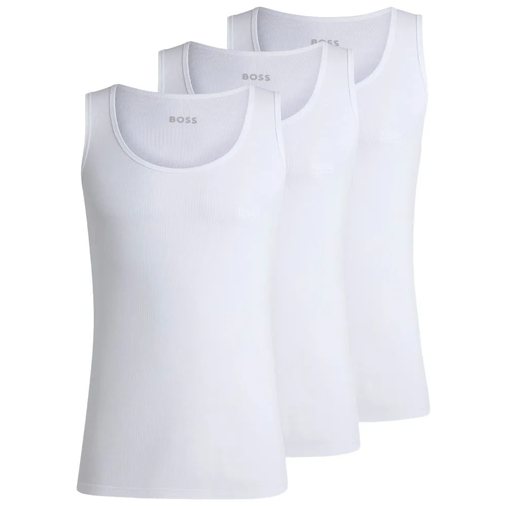 

Футболка без рукавов BOSS 10271762, 3 шт, белый