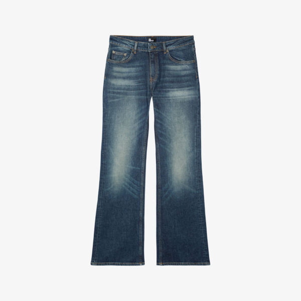 

Расклешенные джинсы с низкой посадкой The Kooples, синий