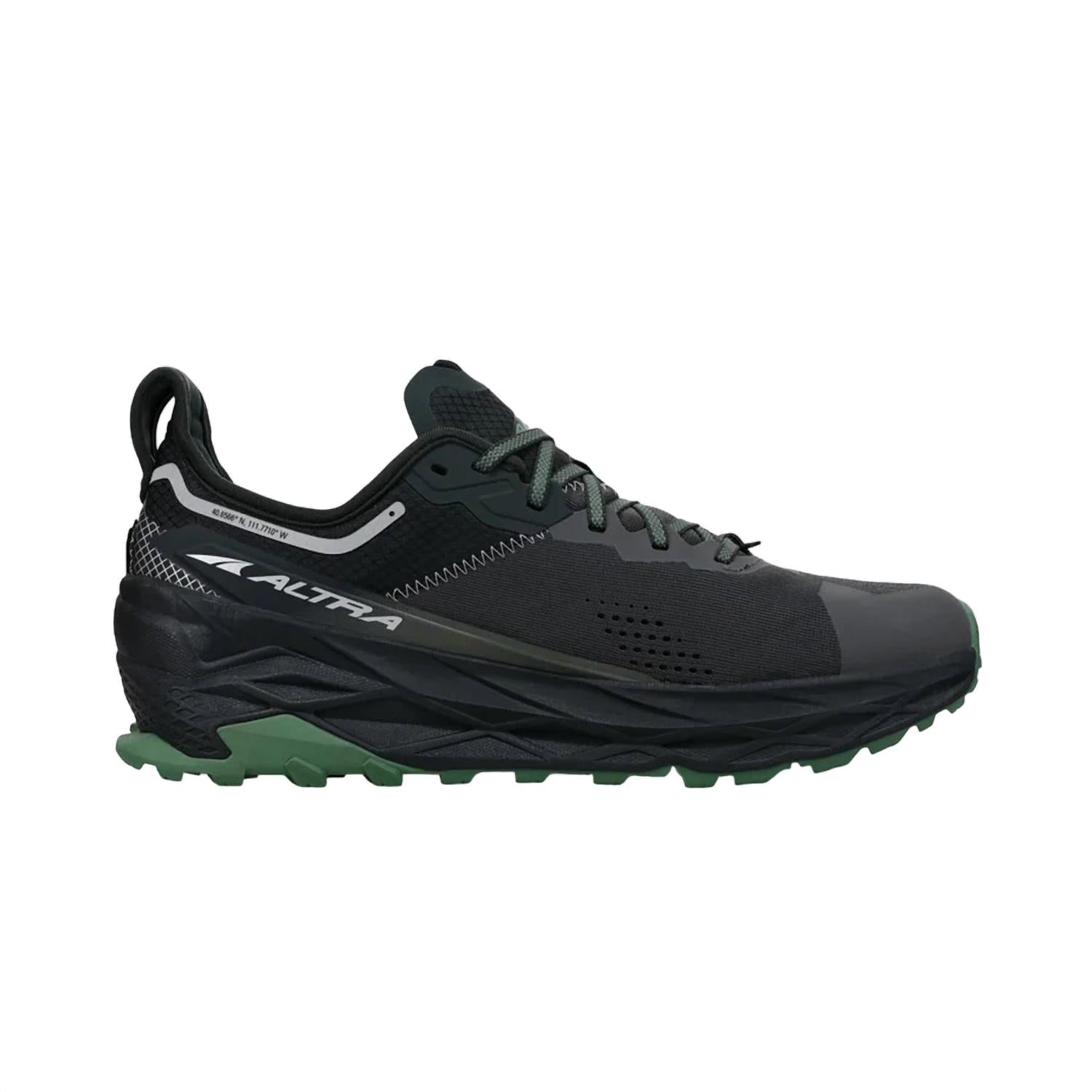 

Мужские кроссовки Olympus 5 Trail — средняя ширина, цвет черный/серый ALTRA