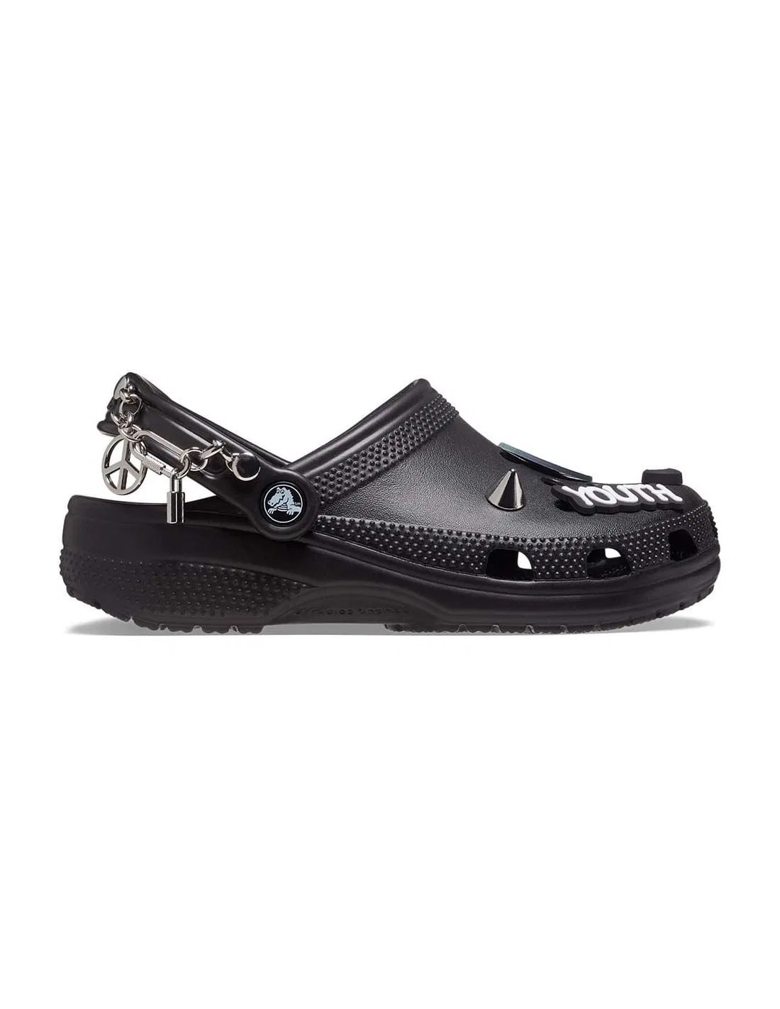 Сандалии с открытым носом Crocs, черный