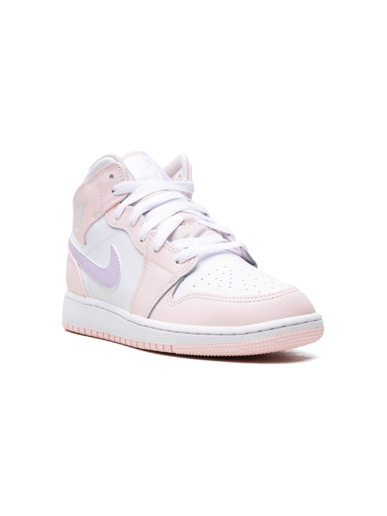 

Кроссовки Air Jordan 1 Mid Pink Wash Jordan Kids, розовый, Серый, Кроссовки Air Jordan 1 Mid Pink Wash Jordan Kids, розовый