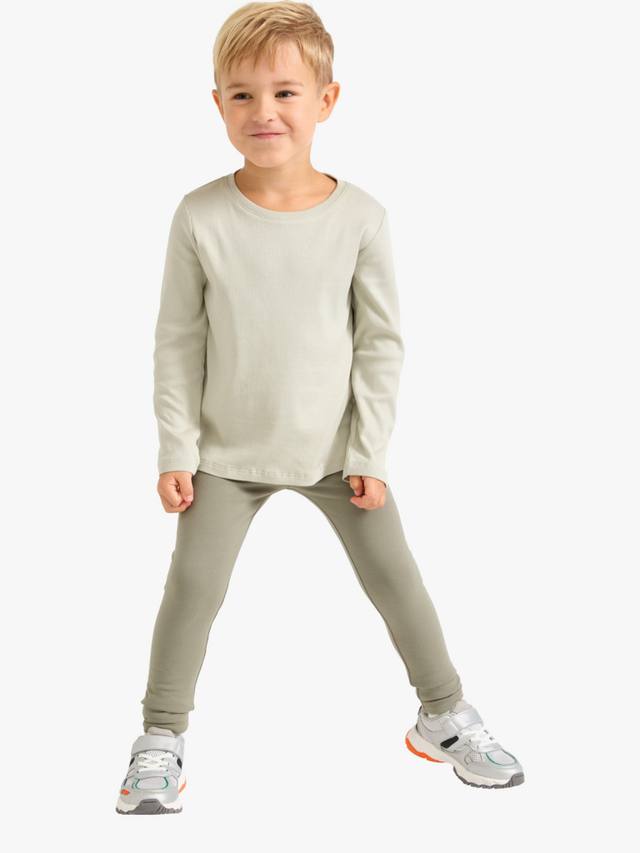 

Детские базовые леггинсы Lindex, цвет Dusty Green