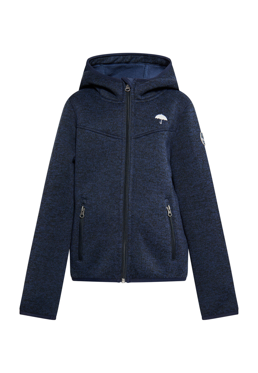 

Флисовая куртка Schmuddelwedda Strickfleeceblouson, цвет Marine Melange