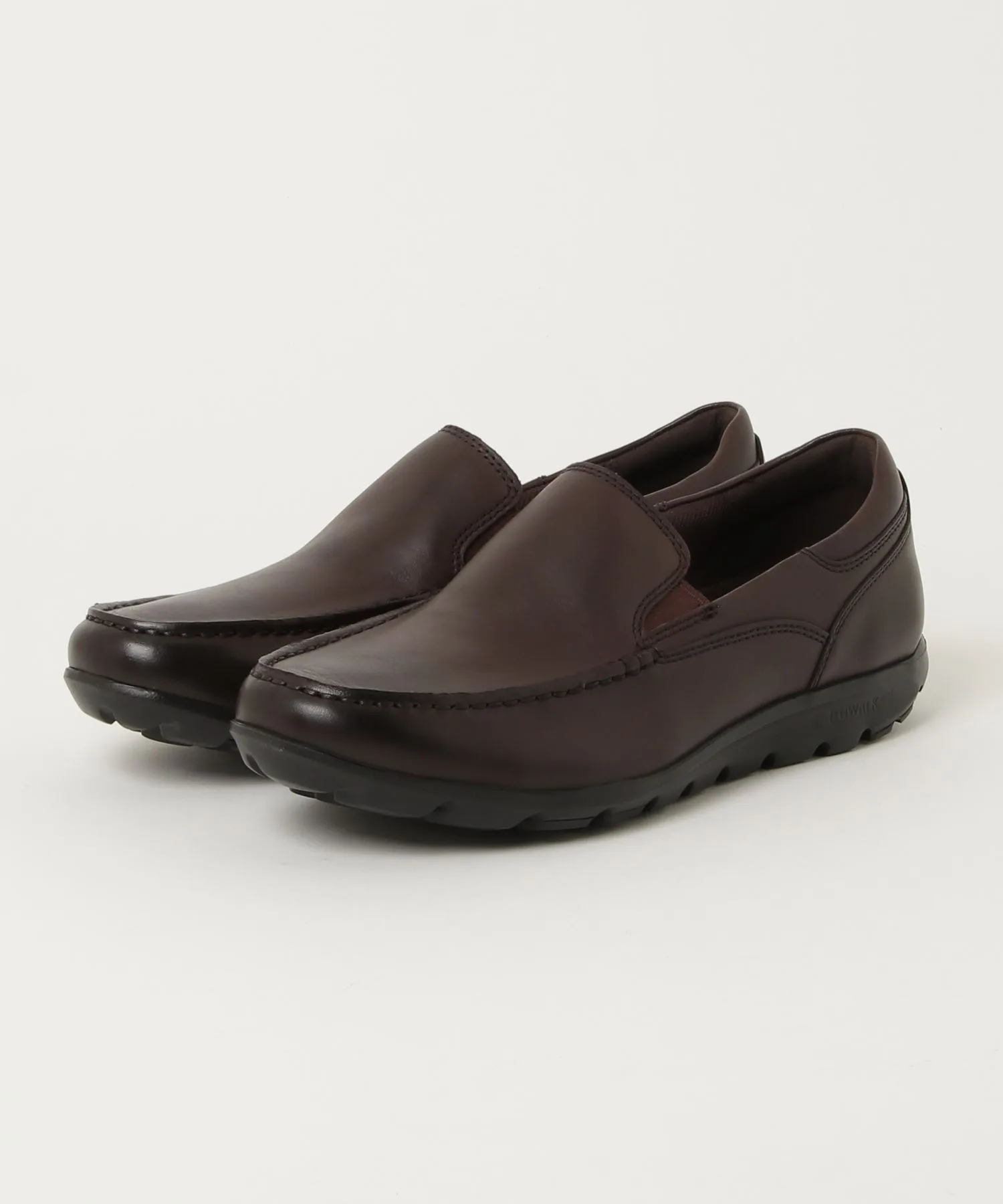 Мужские туфли-лоферы ROCKPORT Truwalkzero II тёмно-коричневые — фото 2