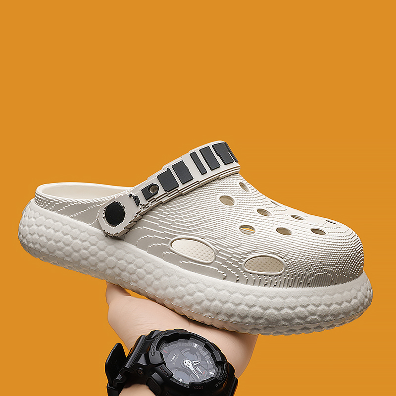 NB CROSS Клоги унисекс HG-108D хаки черный, цвет HG-108D Khaki Black — фото 3
