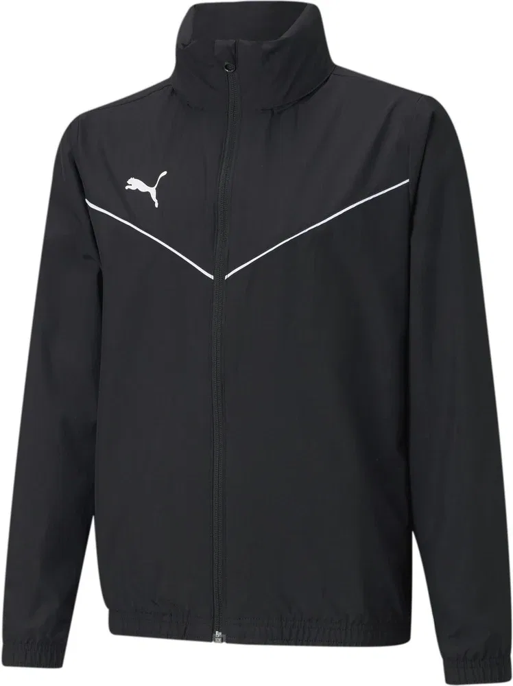 Детская футбольная куртка с капюшоном Puma, черный