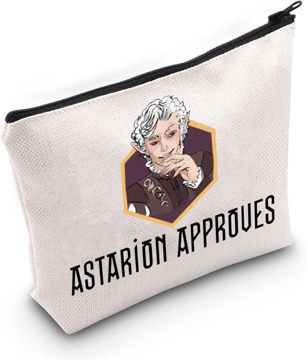 Косметичка TOBGBE BG3 Astarion Gifts Astarion High Elf Gift Astarion Approves Inspired Zipper Makeup Bag Aktap, Astarion Bag-Py1