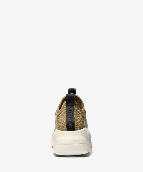 Мужские кроссовки MICHAEL KORS ATLAS из полиэстера хаки — фото 3