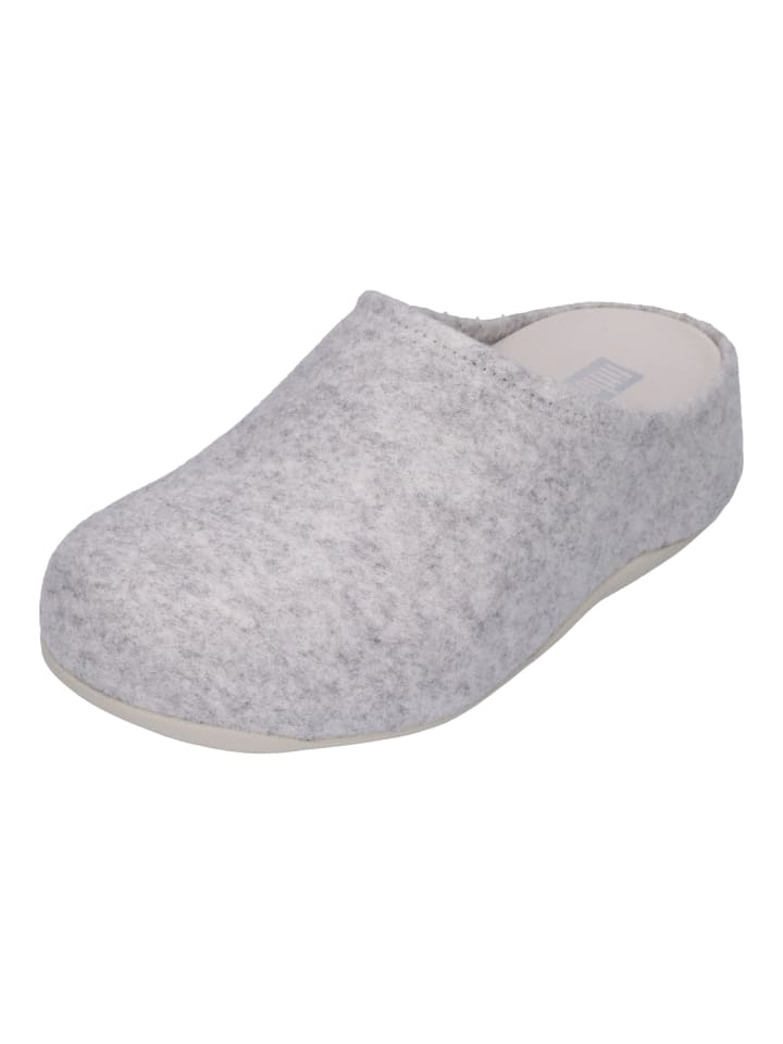 

Сабо fitflop Hausschuhe SHUV CUSHY FELT CLOG, серый