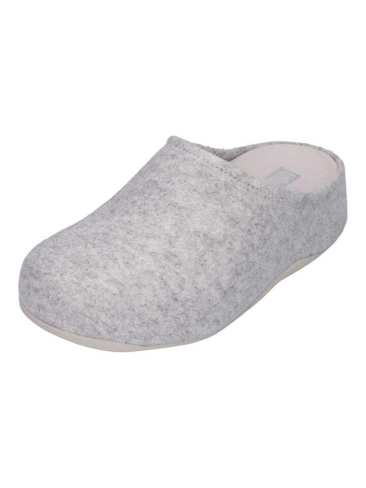 Сабо fitflop Hausschuhe SHUV CUSHY FELT CLOG, серый