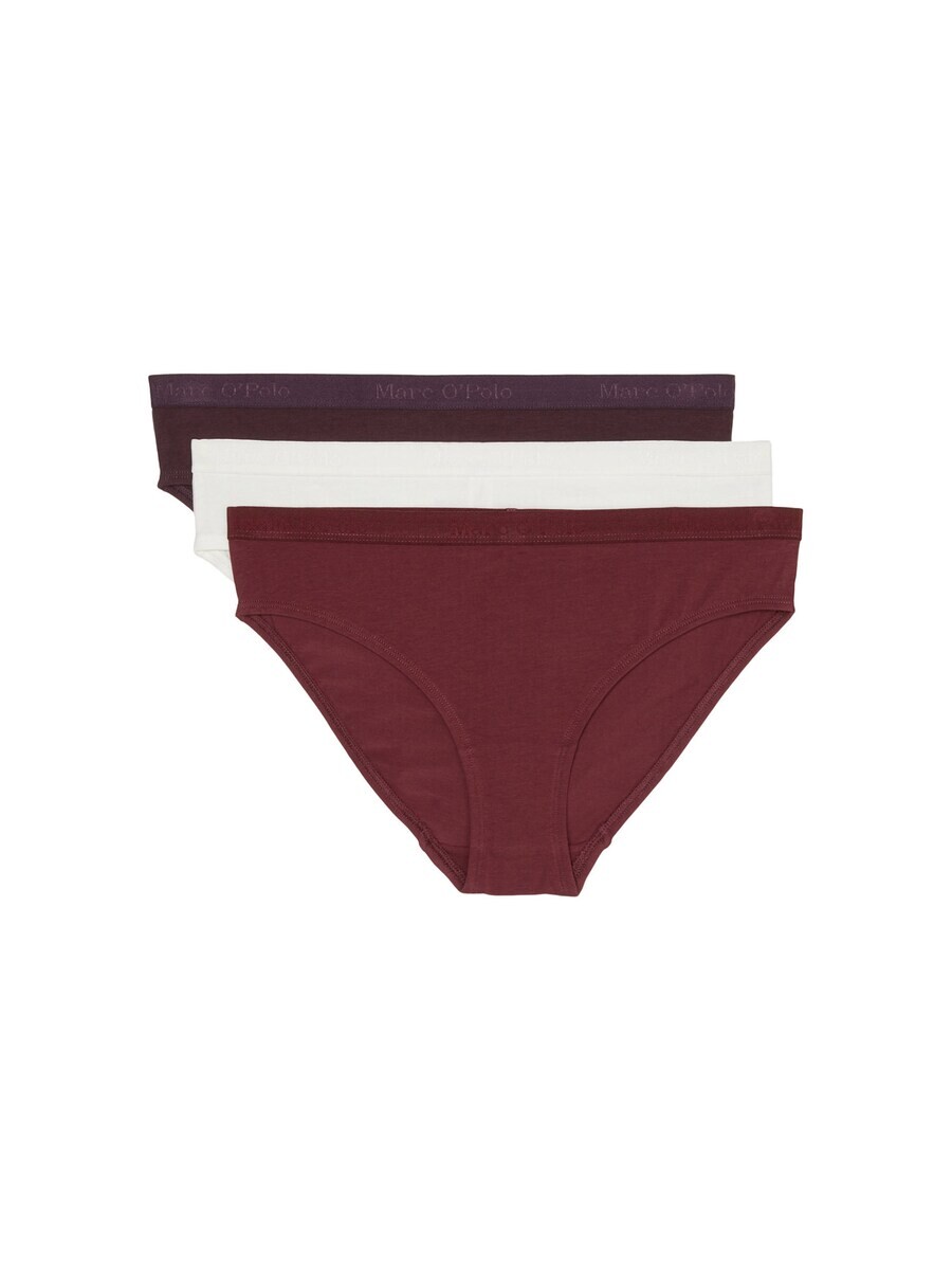 

Трусики Marc O'Polo Panty Essentials, цвет plum/bordeaux/white
