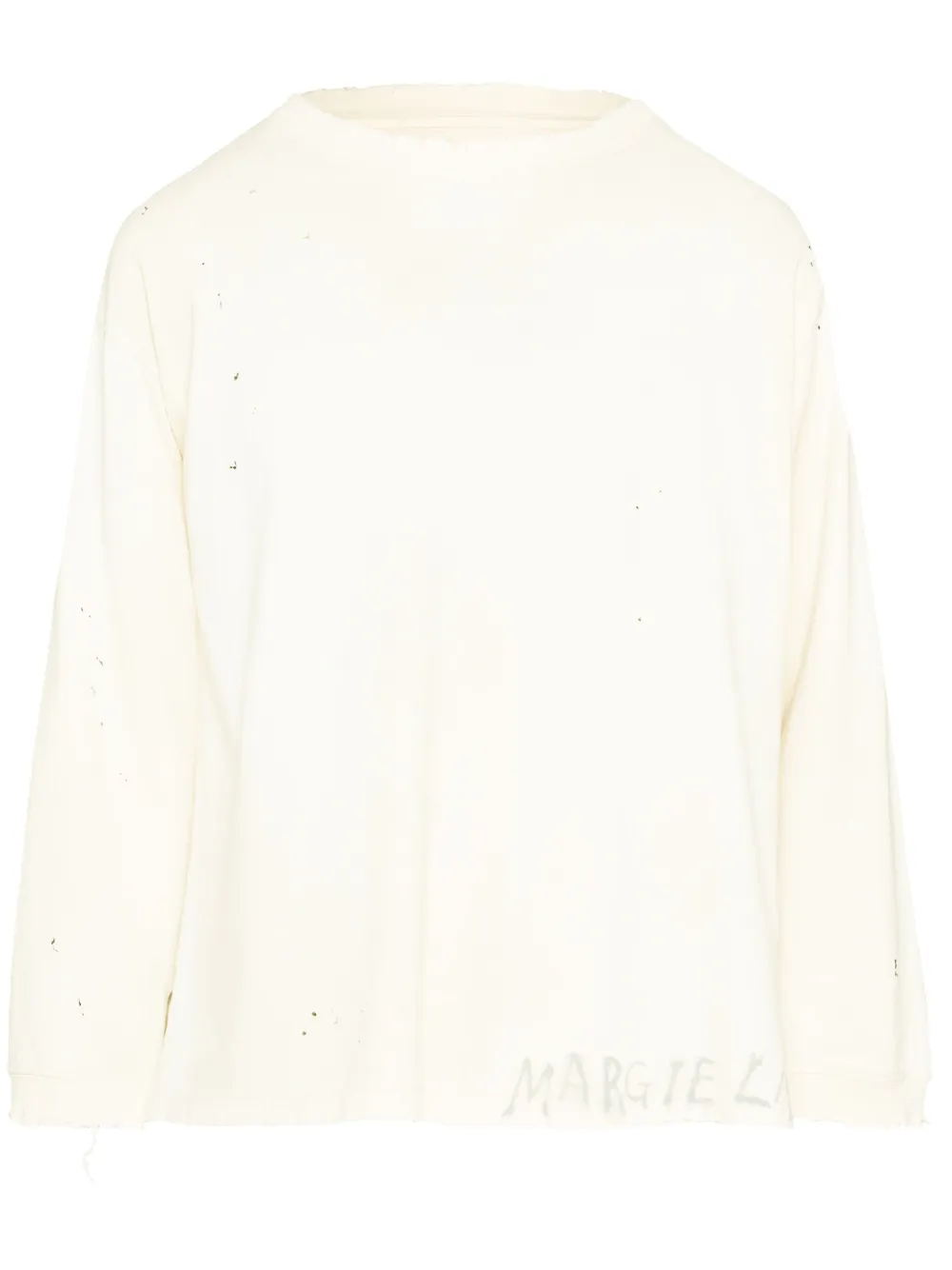 

Толстовка Handwritten MAISON MARGIELA, белый