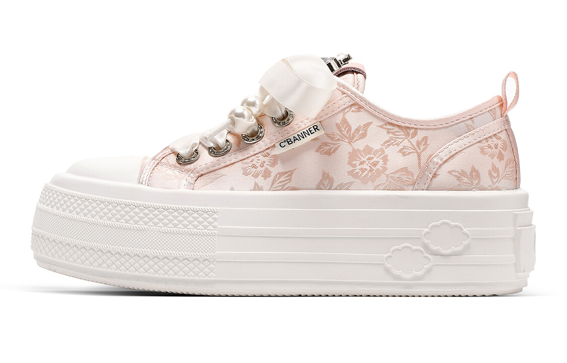 

Кроссовки C°BANNER Skateboarding Shoes Women's Low-top, розовый