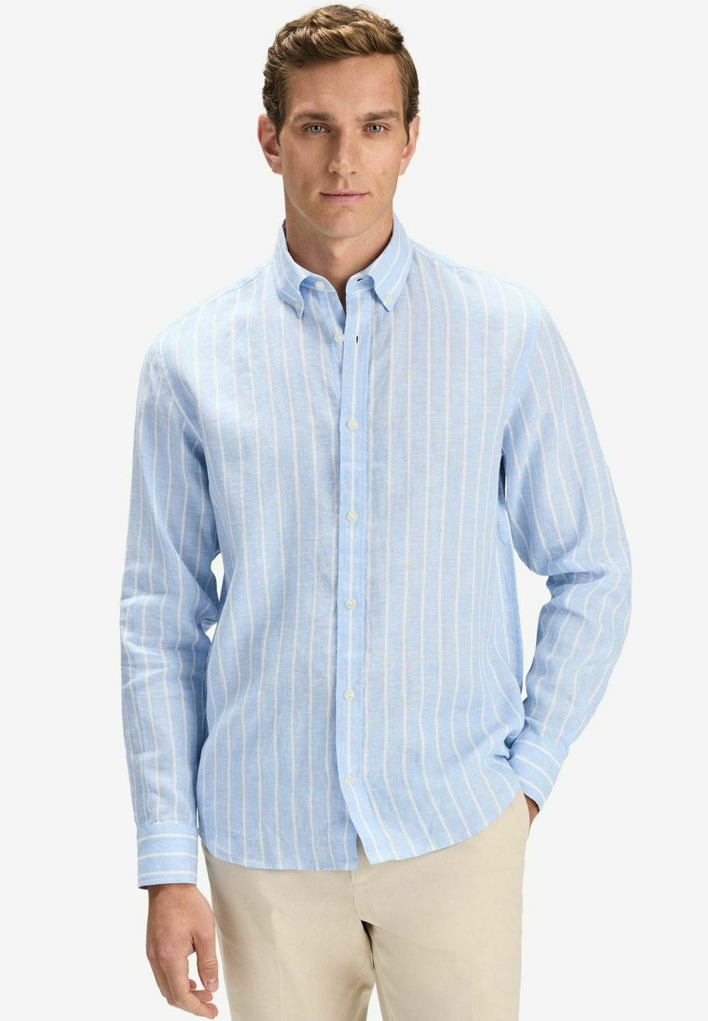 

Рубашка GUS CASUAL BUTTON DOWN John Henric, светло-голубой