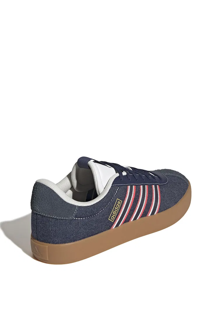 Кроссовки мужские, VL Court 3.0 Adidas, белый/темно-синий — фото 3