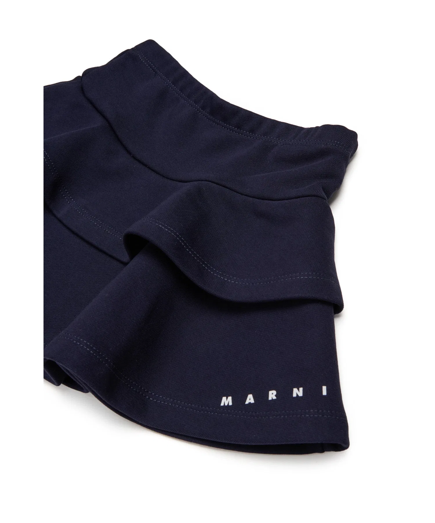 Детская юбка MARNI из хлопка тёмно-синяя — фото 3