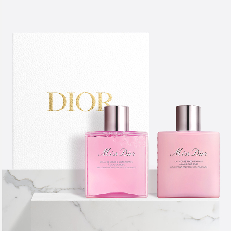 Набор для ухода за телом с ароматом розы увлажняющий 175мл+175мл DIOR — фото 3