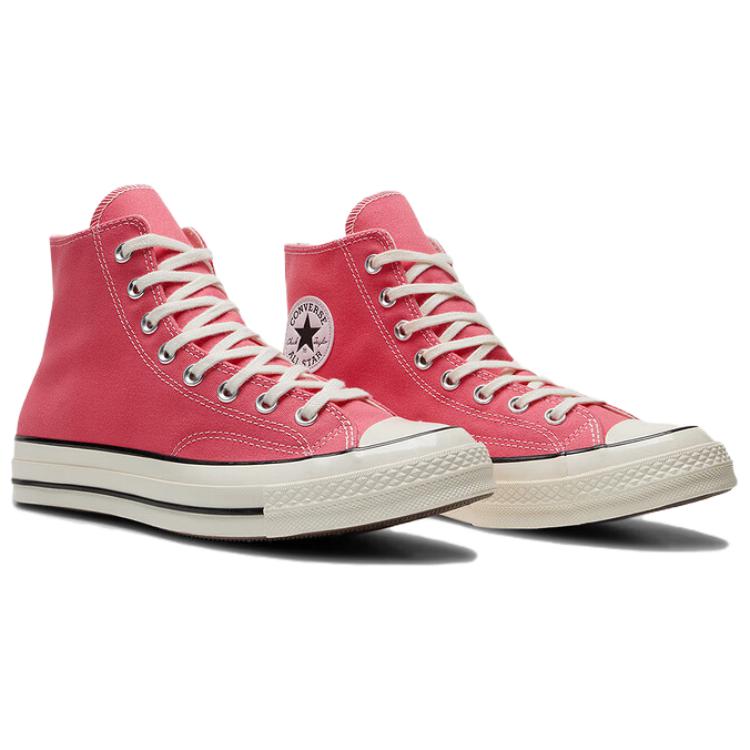 Converse Высокие парусиновые кеды All Star, унисекс, розовые — фото 4