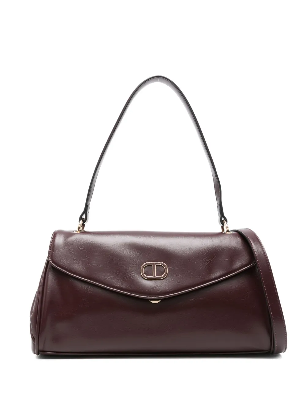 

Сумка-тоут с логотипом Twinset, красный