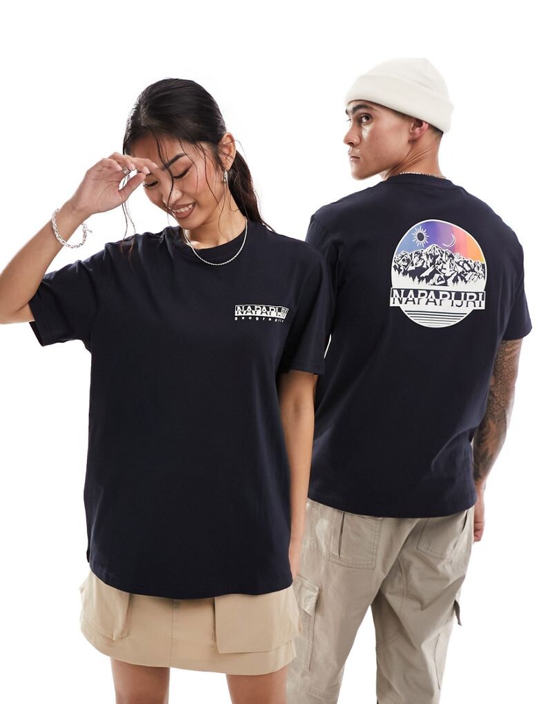 

Napapijri Unisex – Lahni – Черная футболка