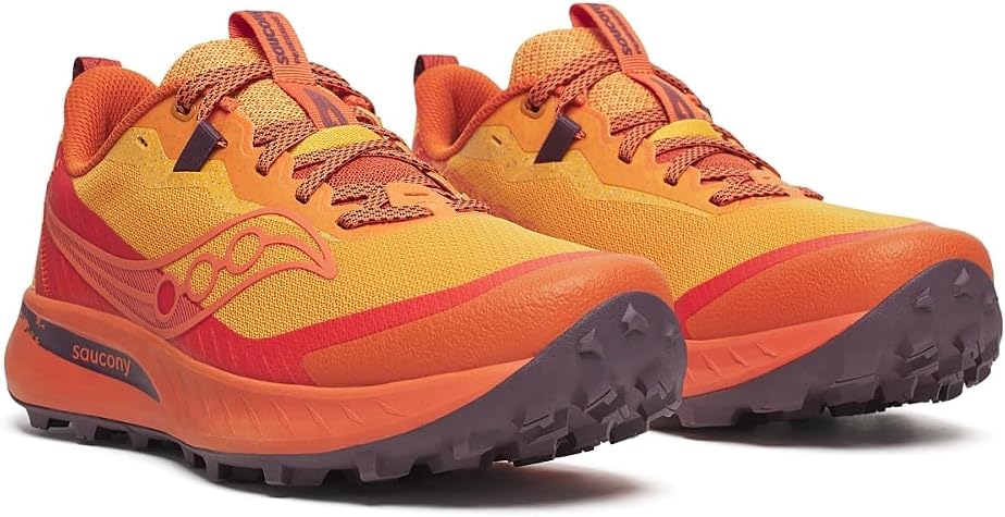 Мужские кроссовки для трейлового бега Saucony Peregrine 15, Autumn/Amber — фото 2