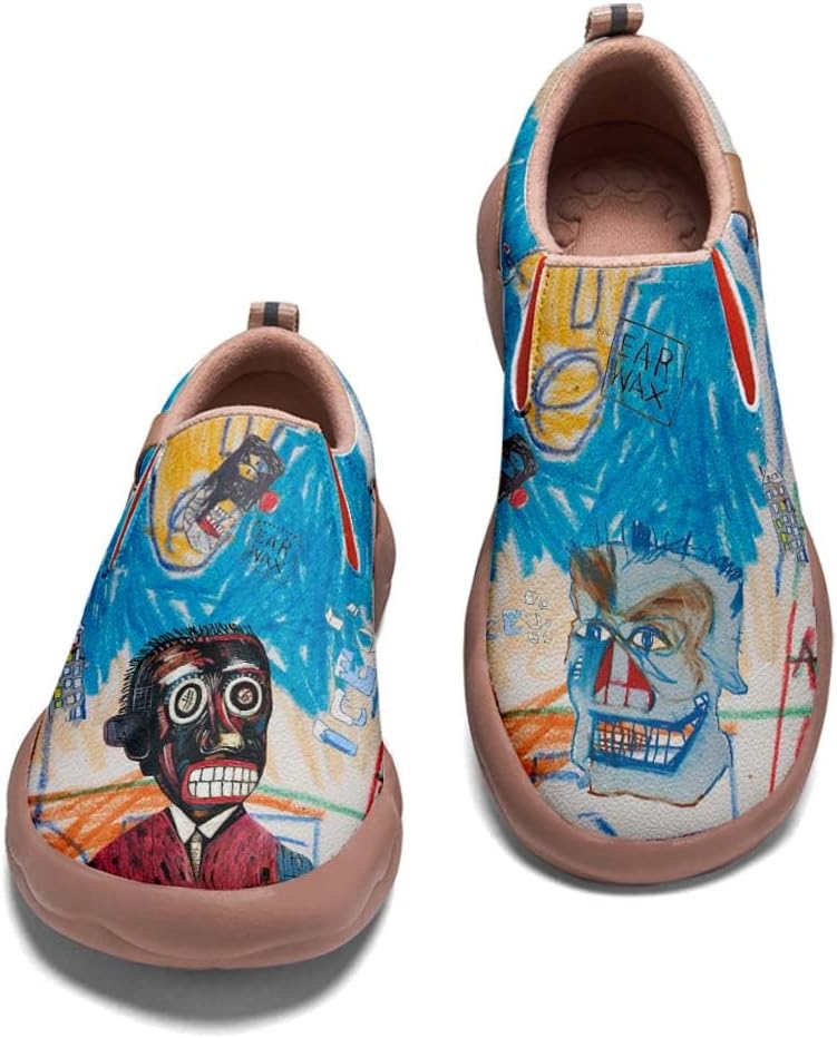 

Мужские кроссовки с граффити, слипоны для повседневной прогулки и путешествий, легкие удобные лоферы Onehorse, Graffiti_16