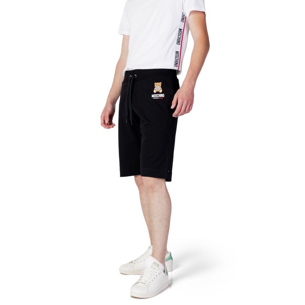 

Черные хлопковые шорты Moschino