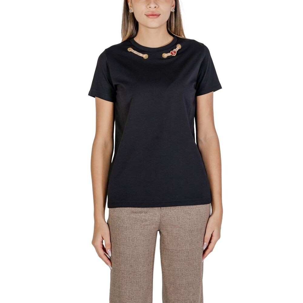

Черные хлопковые топ и футболка ALVIERO MARTINI 1a CLASSE
