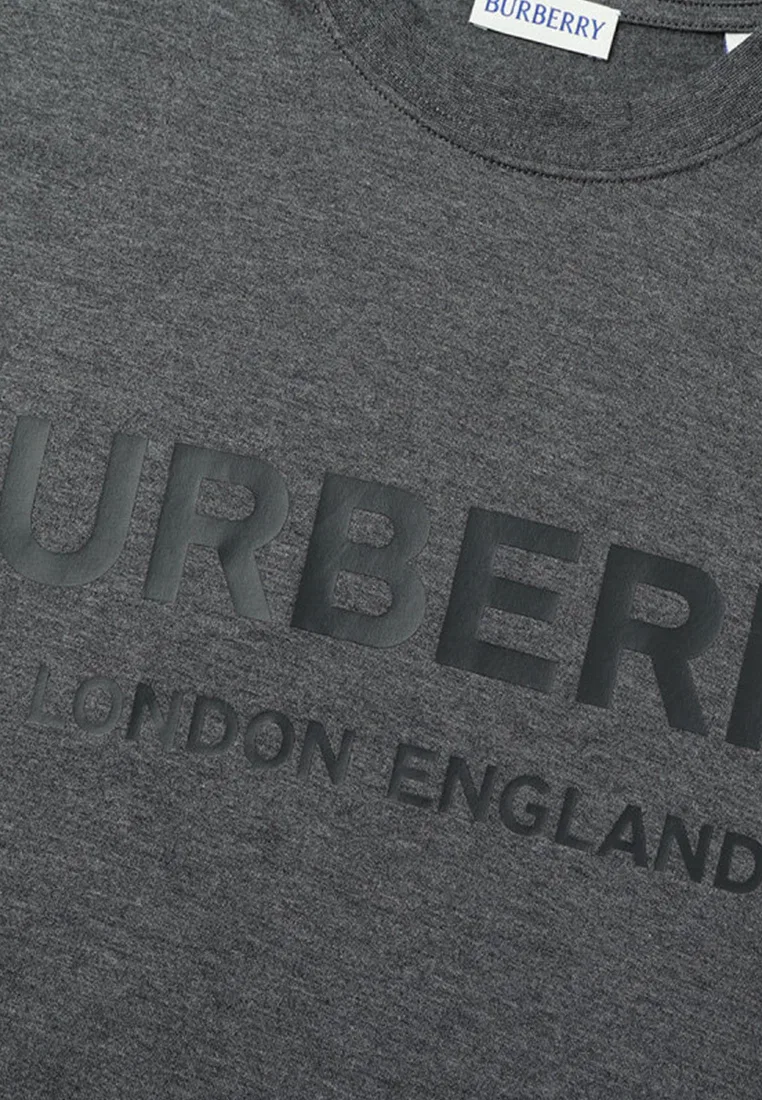 Футболка мужская Burberry с коротким рукавом, серый — фото 4