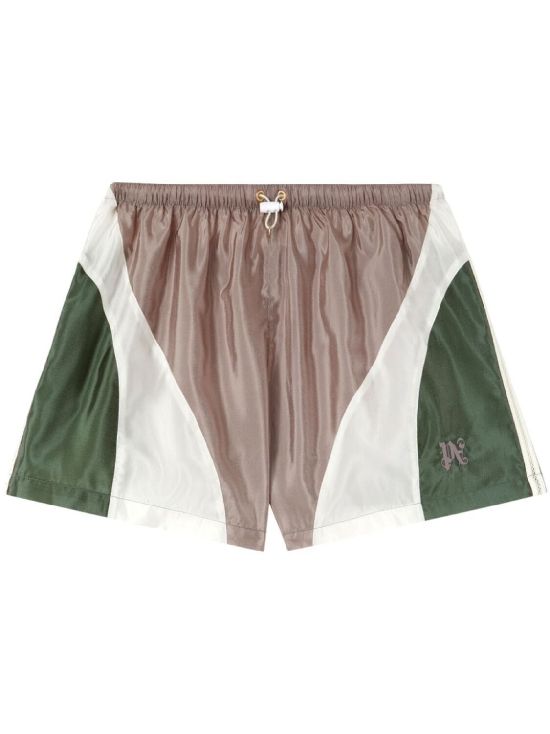 

Palm Angels спортивные шорты в стиле колор-блок, фиолетовый