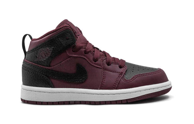 Кроссовки Jordan 1 Mid BP Team Red Black — фото 2