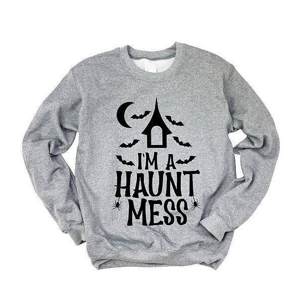 

Толстовка I'M a haunt mess Simply Sage Market, Graphite