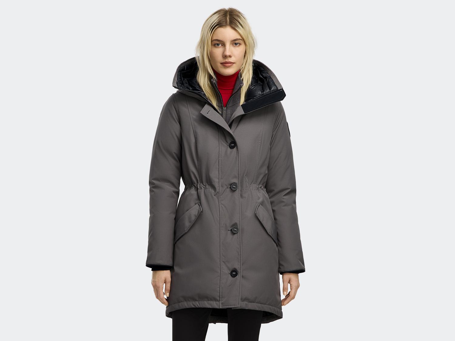 

Парка Canada Goose Rossclair Black Label, Coastal Grey