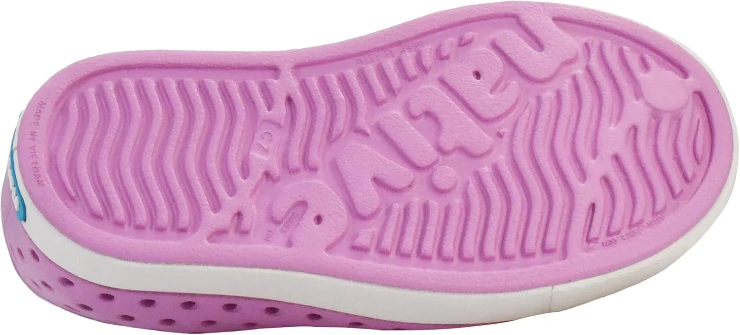 Детские кроссовки Native Shoes Jefferson, цвет Chillberry Pink/Shell White — фото 4