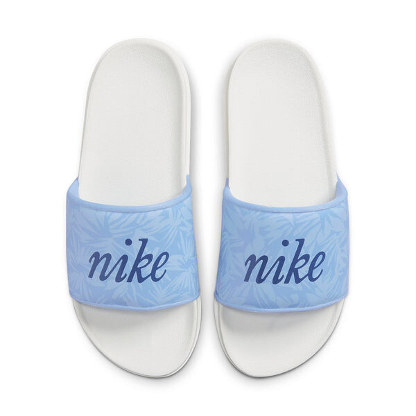 Тапочки offcourt slide print 'cobalt bliss' Nike, синий — фото 3