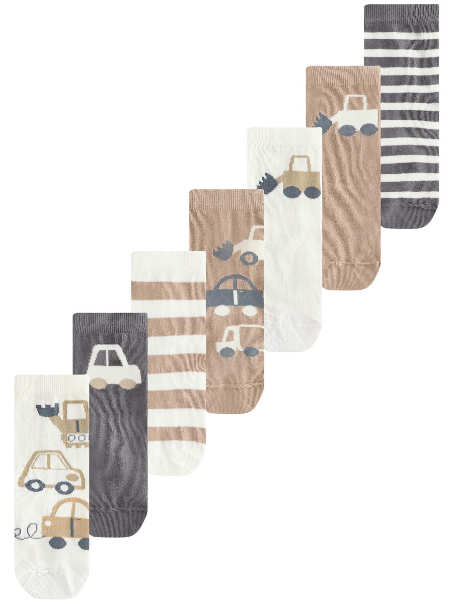 

Носки Next, цвет Light brown/Dark grey/White