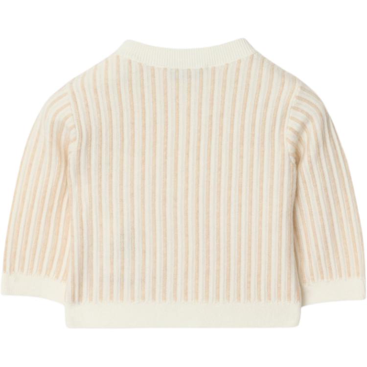 Свитер SS25 Infant And Toddler Burberry, бежевый — фото 3