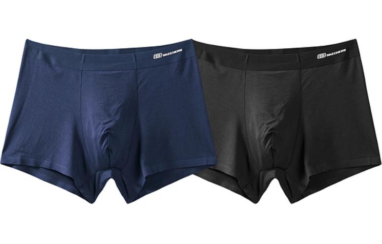 

Боксеры мужские 2 шт Skechers, 2 Pack (Medieval синий/Carbon черный/02BJ)