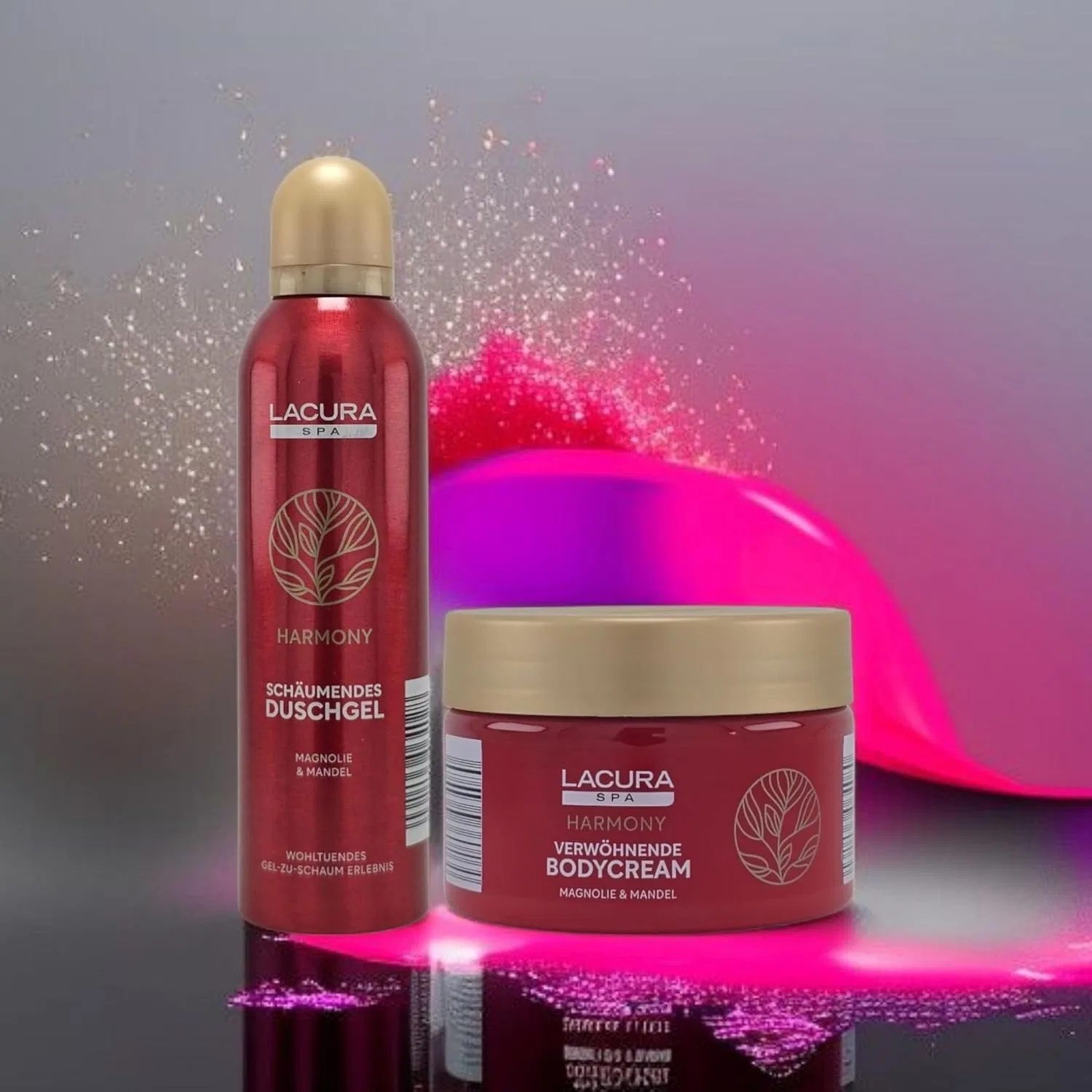 Набор для ухода Lacura Spa Harmony: гель для душа 200 мл и крем для тела 250 мл Generisch — фото 2