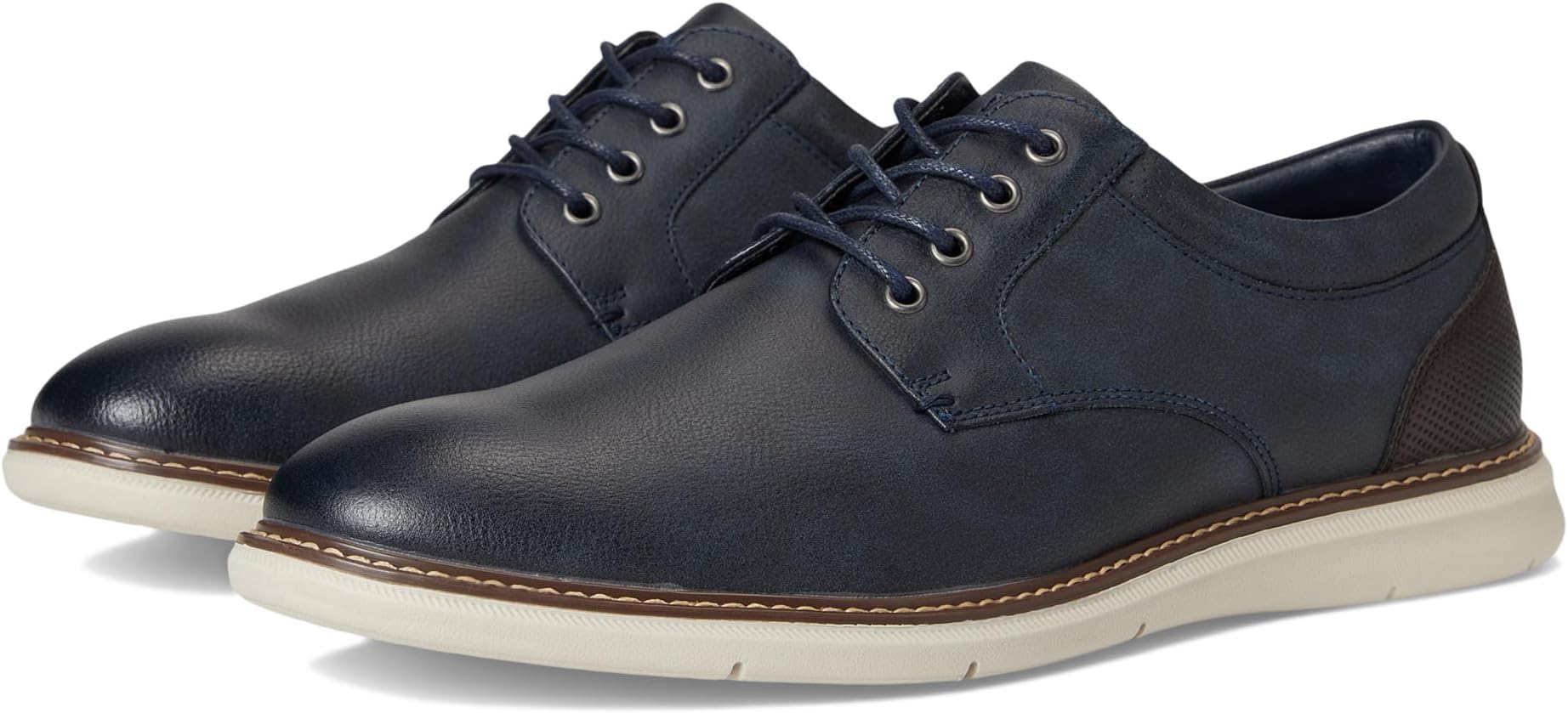 

Оксфорды Nunn Bush Chase 2.0 Casual Plain Toe Oxford Contemporary Lace-Up, темно-синий