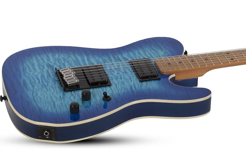 

Электрогитара Schecter PT Pro in Trans Blue Burst w/Maple Fretboard