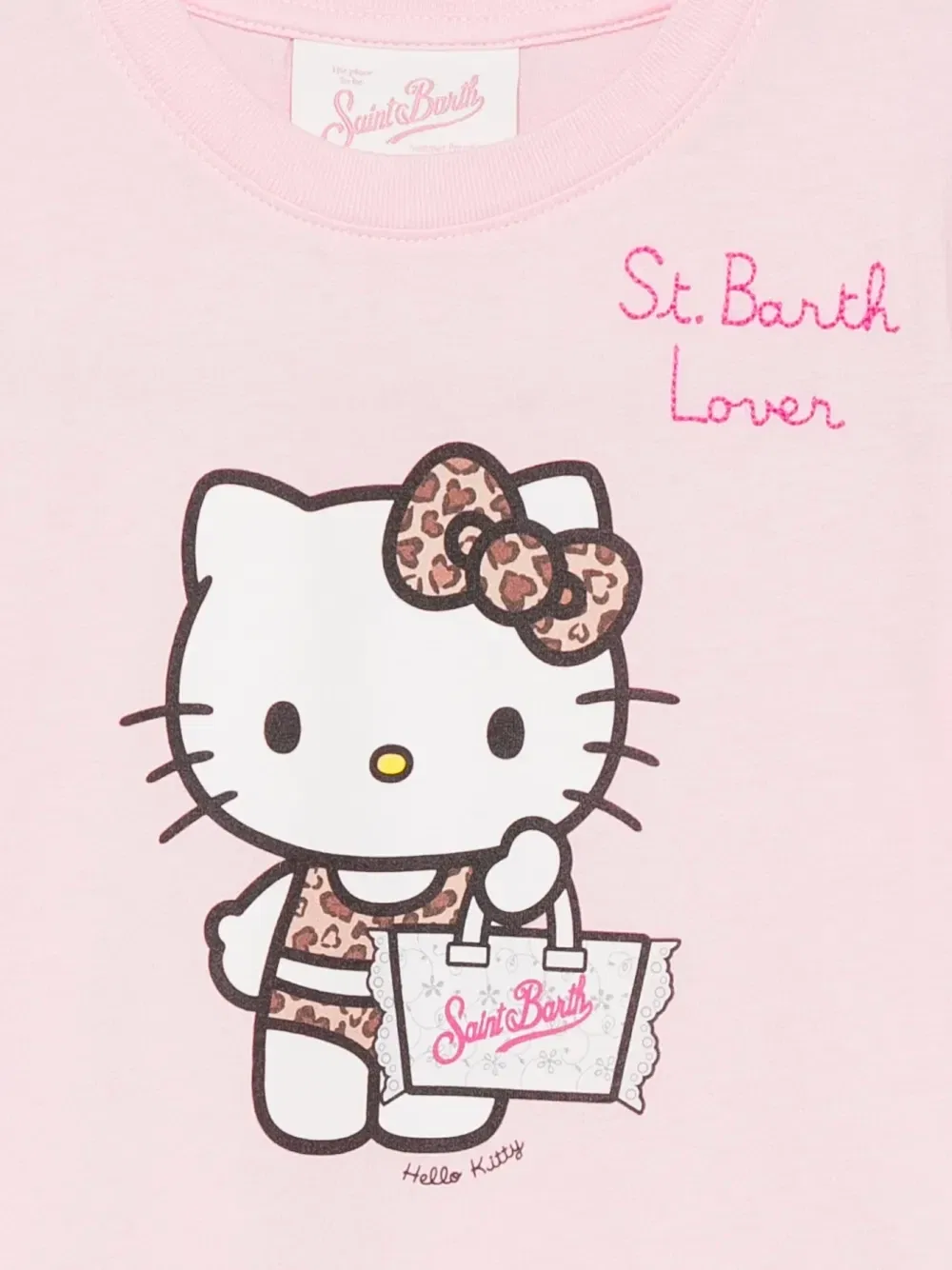 Футболка Elly из коллекции X Hello Kitty MC2 Saint Barth Kids, розовый — фото 3