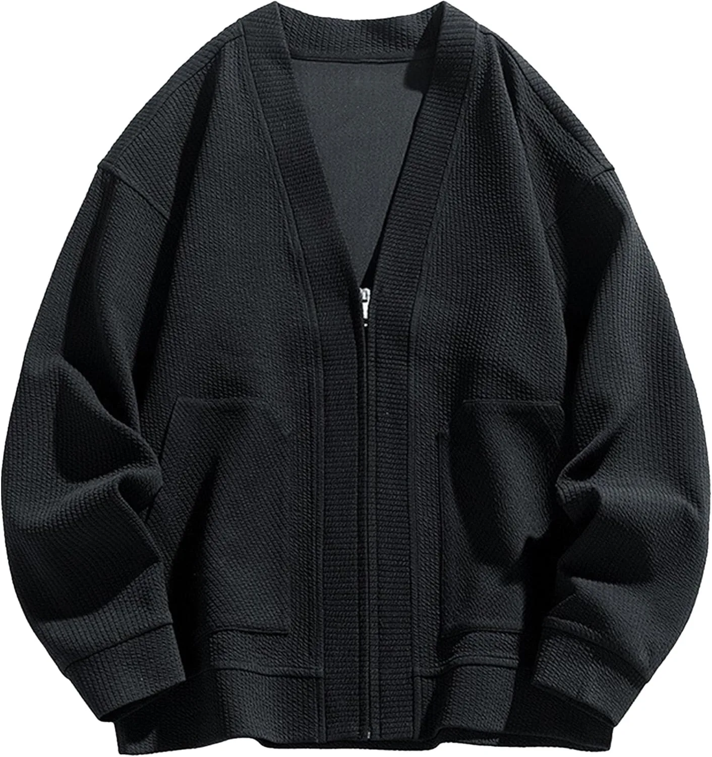 

Мужской стильный кардиган oversize на молнии Maiyifu-GJ