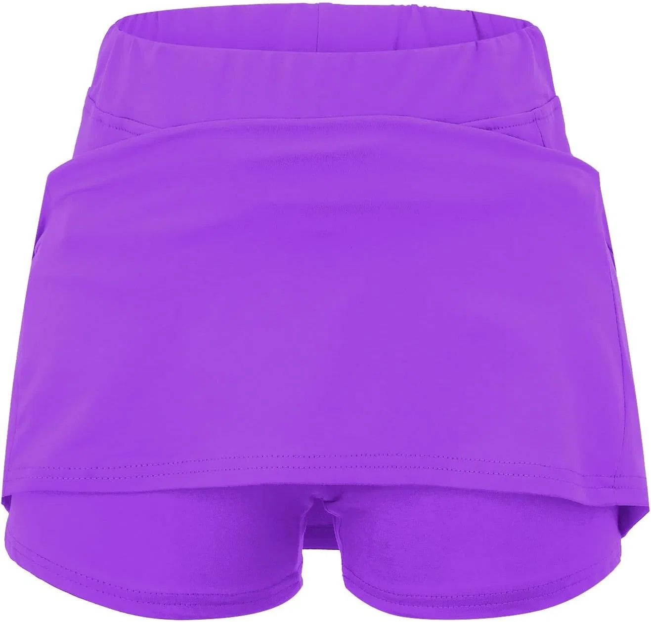 Активная юбка-шорты с карманами, бренд Generic, Bright Purple — фото 4