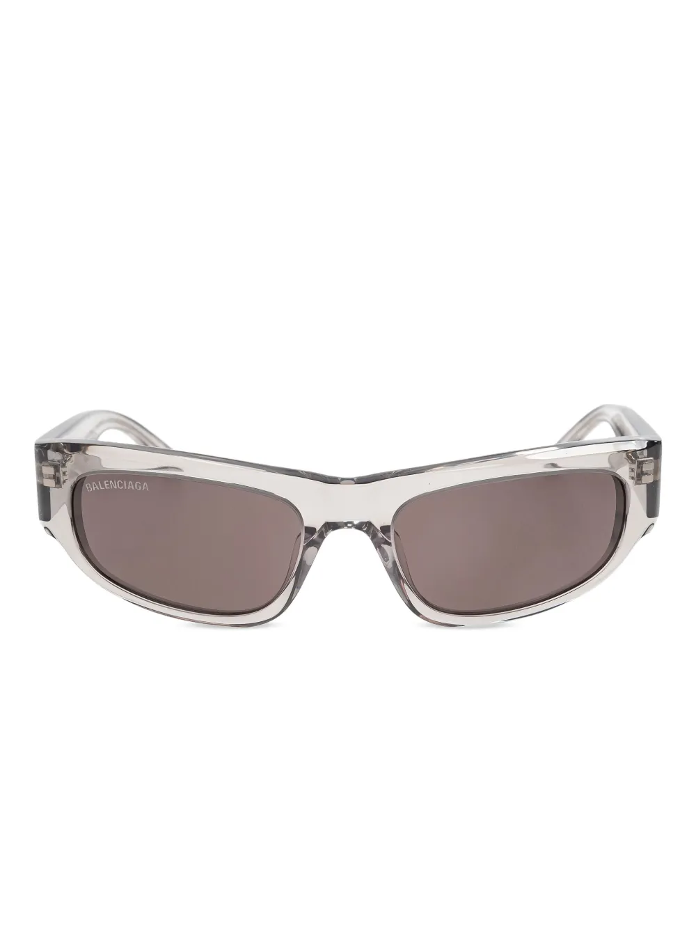 

Солнцезащитные очки в прямоугольной оправе Balenciaga Eyewear, серый