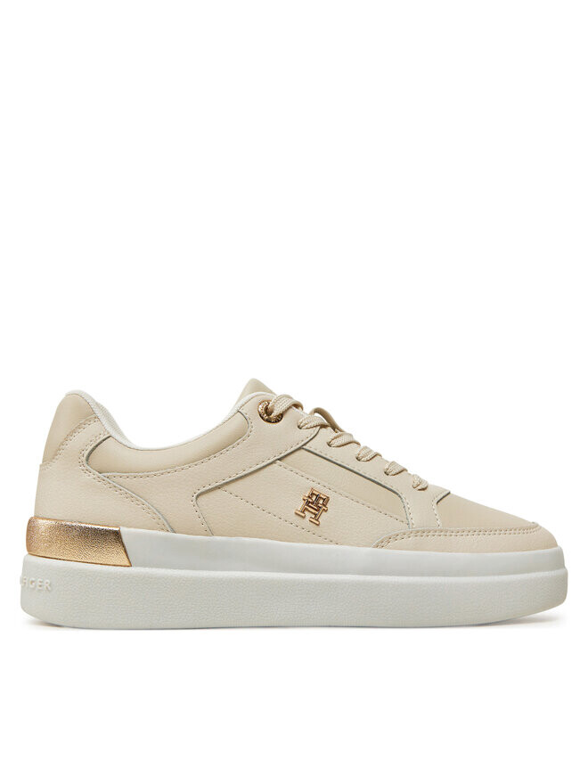 

Кроссовки Tommy Hilfiger Feminine Court Sneaker FW0FW08126, бежевый